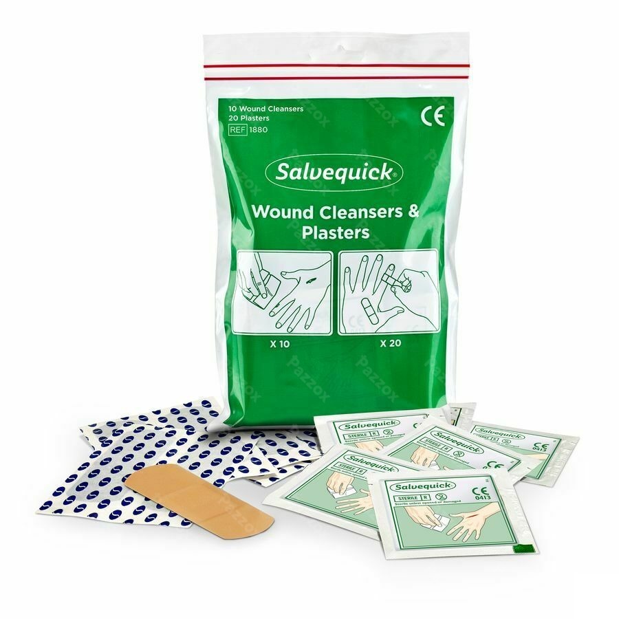 Salvequick Wondreiniger+pleister