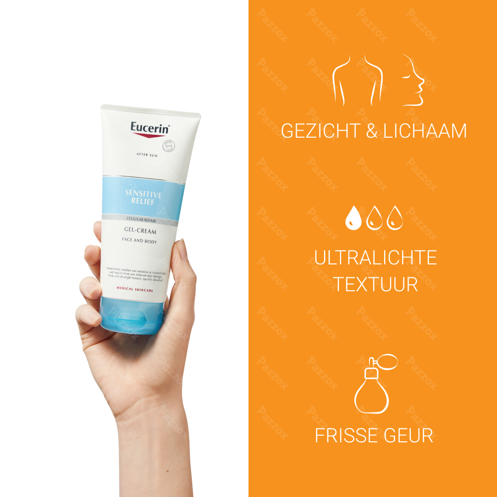 Eucerin Aftersun Sensitive Relief Gel-Crème Gezicht en Lichaam 200ml 