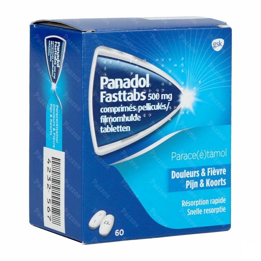 Panadol Fasttabs 500mg 60 Tabletten