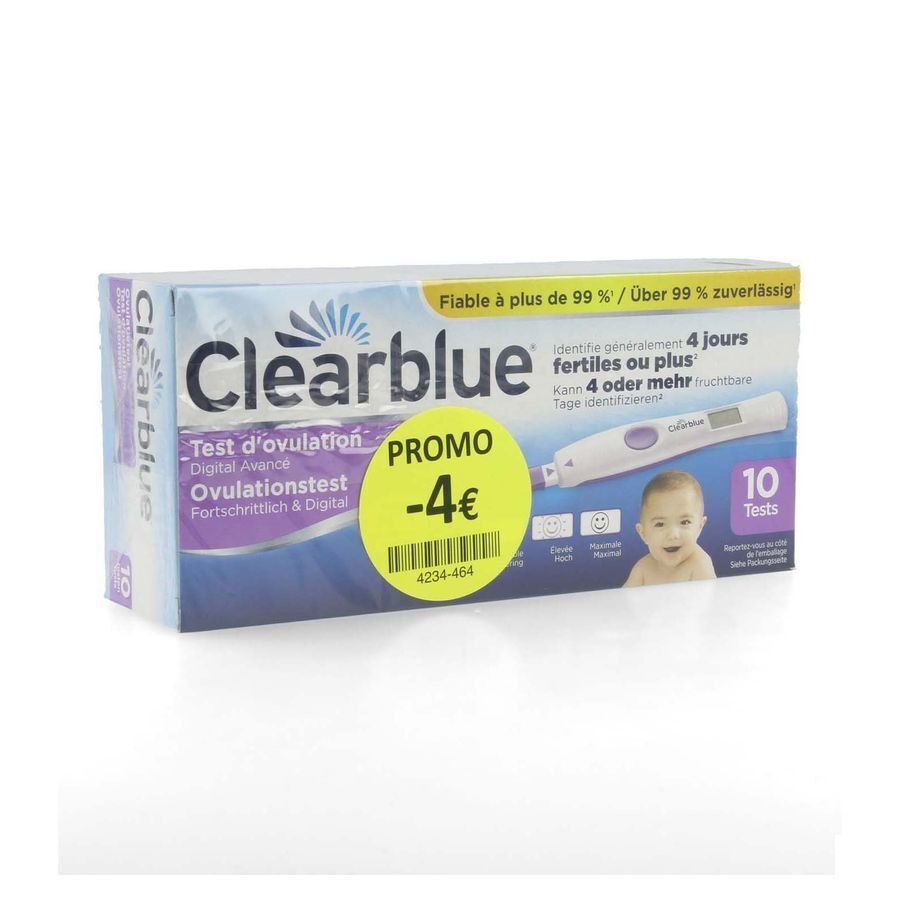 Clearblue Advanced Ovulatietest 10 Promo -4€