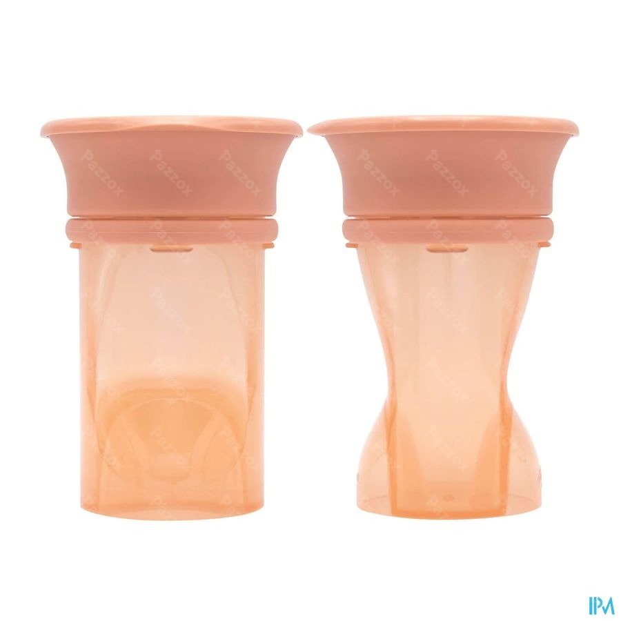 Difrax Anti-Lek Beker 360 Graden Peachy 250ml