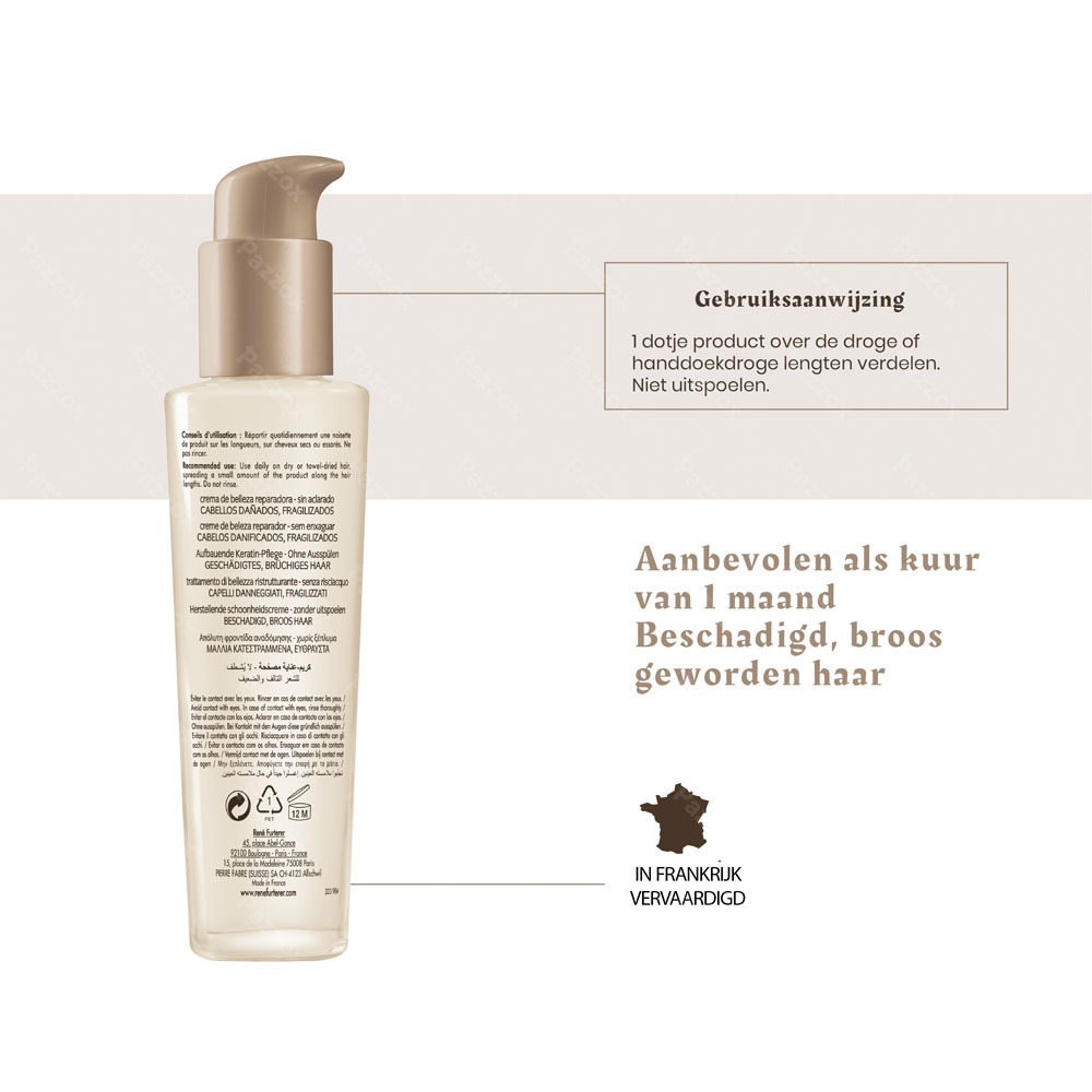 Furterer Absolue Kératine Sublieme Herstellende Verzorging Broos haar 100ml