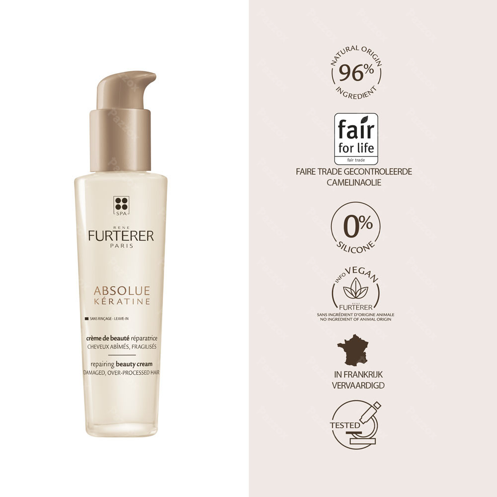 Furterer Absolue Kératine Sublieme Herstellende Verzorging Broos haar 100ml
