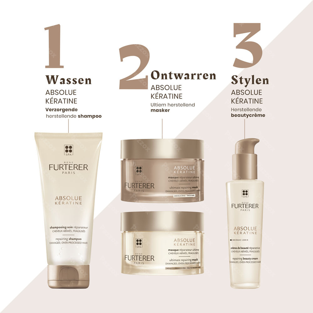 Furterer Absolue Kératine Sublieme Herstellende Verzorging Broos haar 100ml