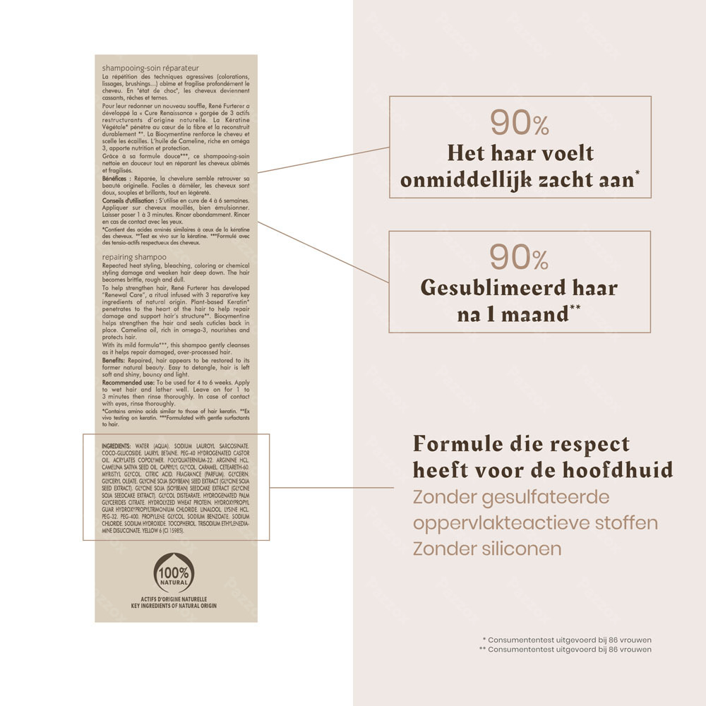 Furterer Absolue Keratine Shampooing 200ml Nf