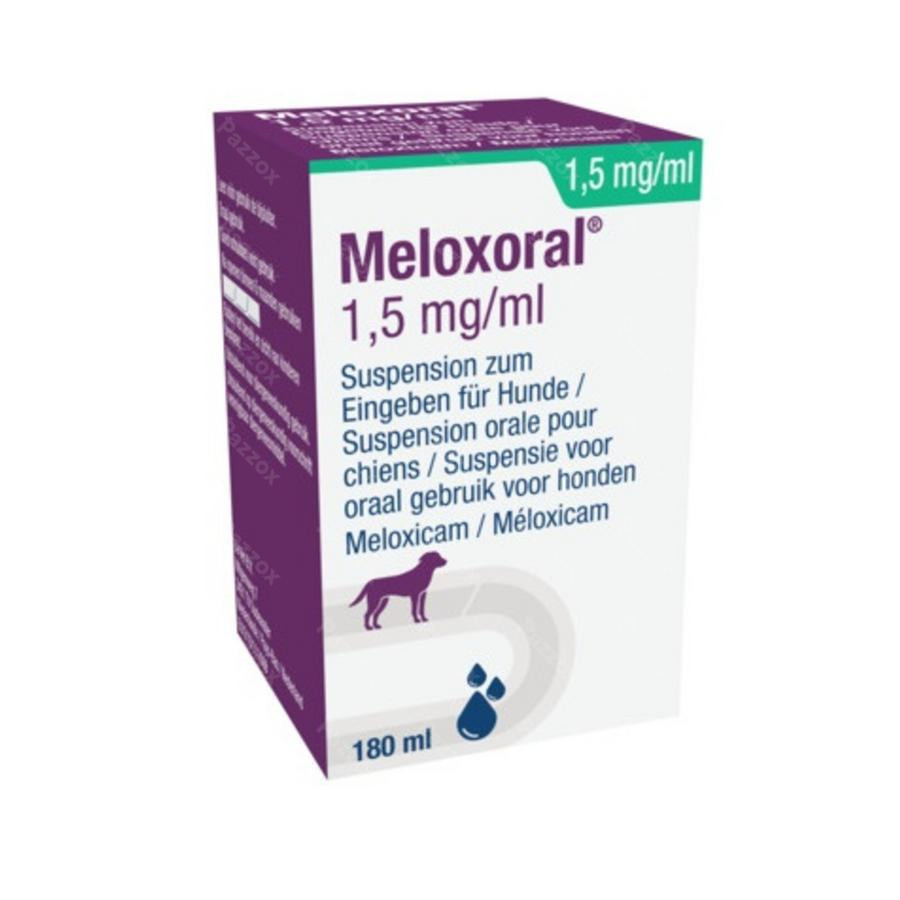 Meloxoral 1,5mg/ml Susp Ora Hond 180ml