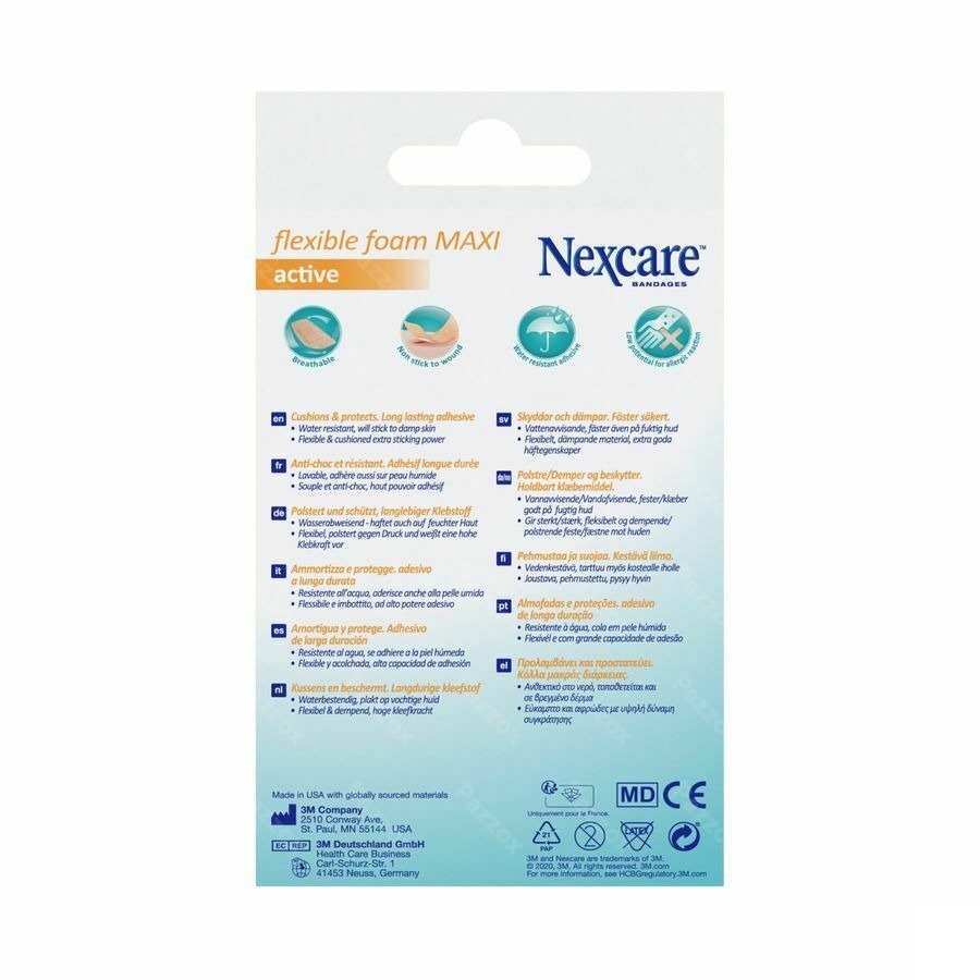 Nexcare 3m Flexible Foam Maxi Active 5