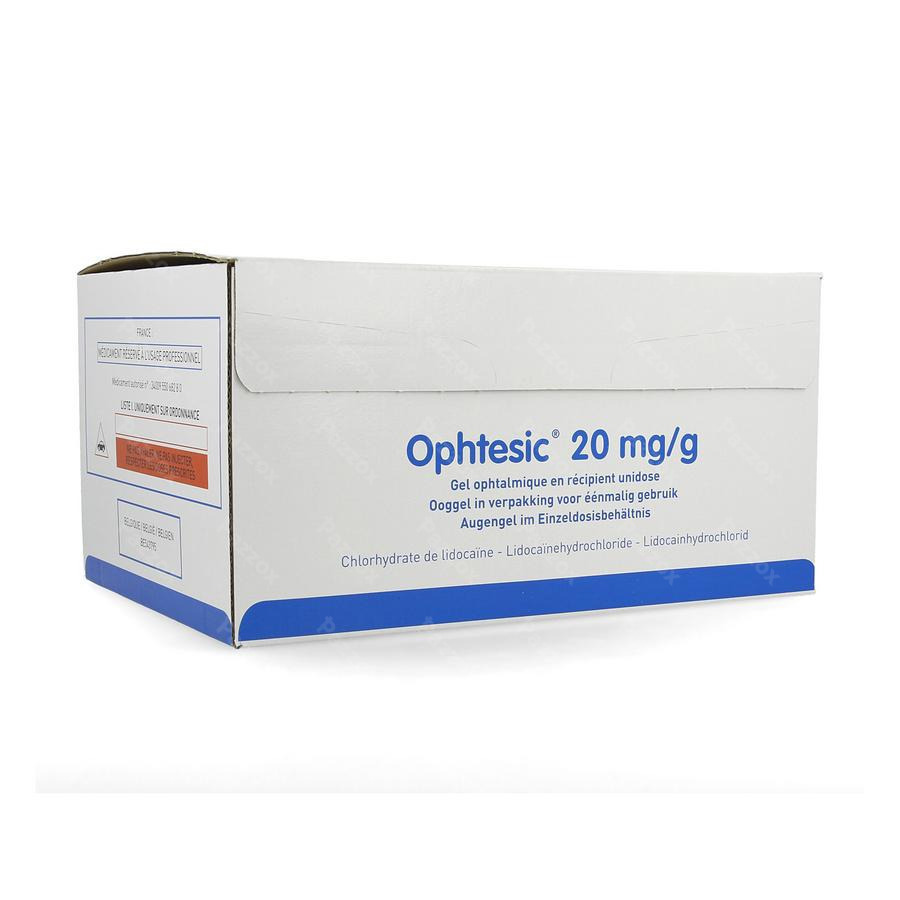 Ophtesic 20mg/g Ooggel Eenmalig Gebbruik Tube 20