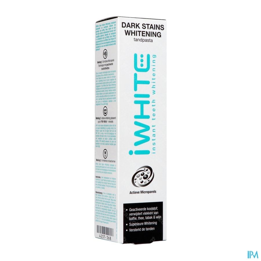 Iwhite Dark Stains Whitening Tandpasta Tube 75ml