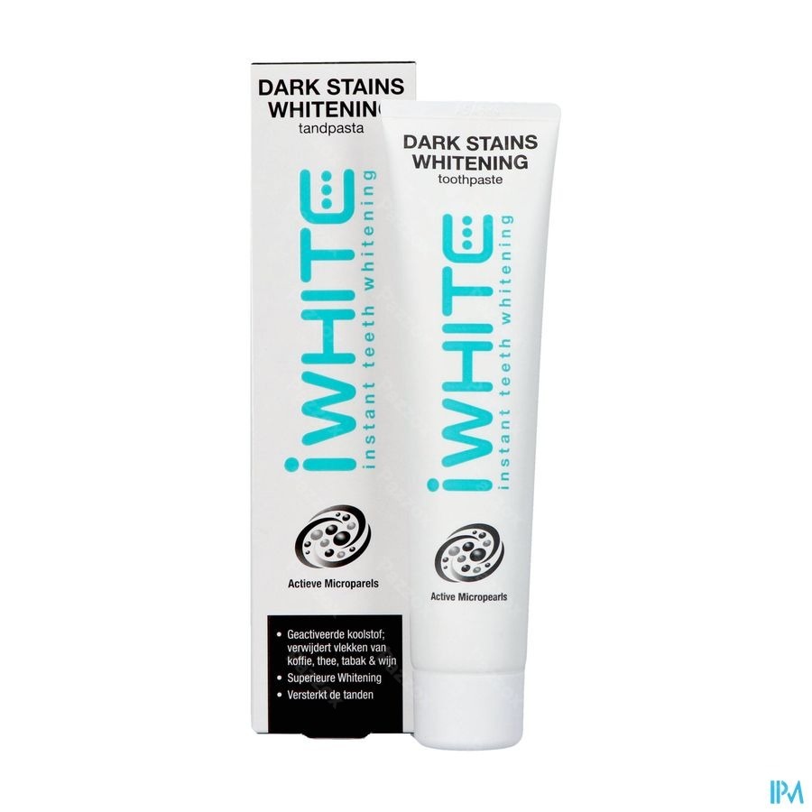 Iwhite Dark Stains Whitening Tandpasta Tube 75ml