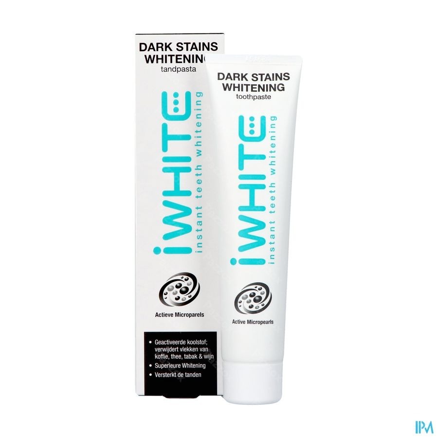 Iwhite Dark Stains Whitening Tandpasta Tube 75ml