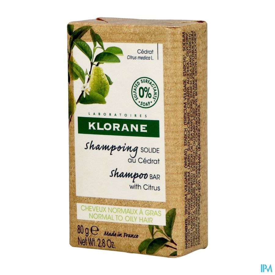 Klorane Shampoo Bar Cederappel 80g kopen Pazzox, online apotheek