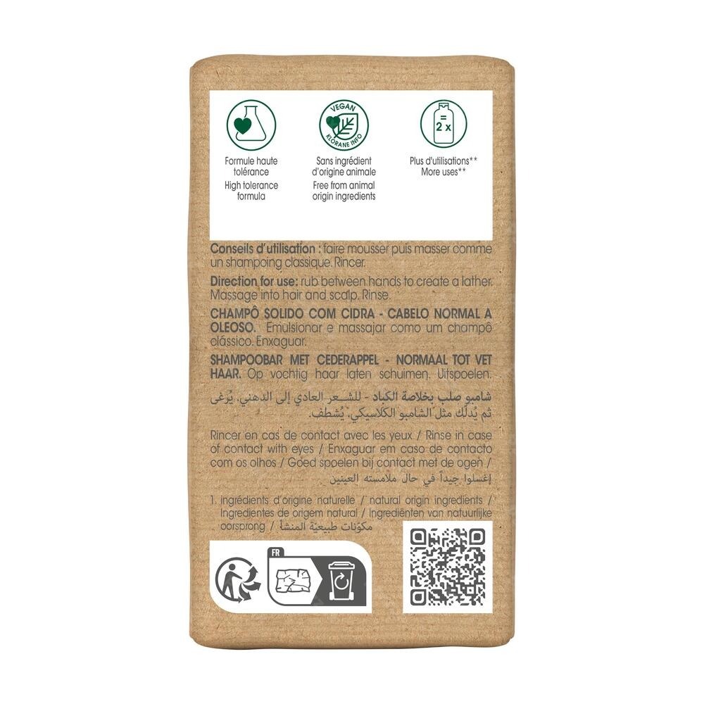 Klorane Shampoo Bar Cederappel 80g