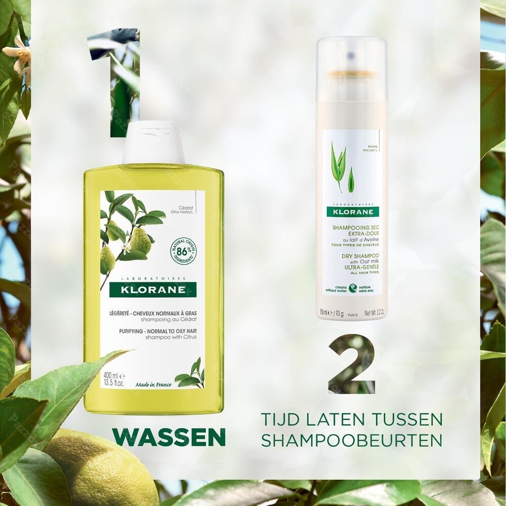 Klorane Shampoo Cederappel 400ml Nf