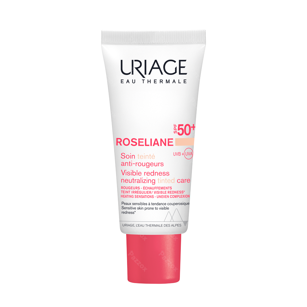 Uriage Roséliane Getinte Dagcrème Licht Anti-Roodheid SPF50+ 40ml