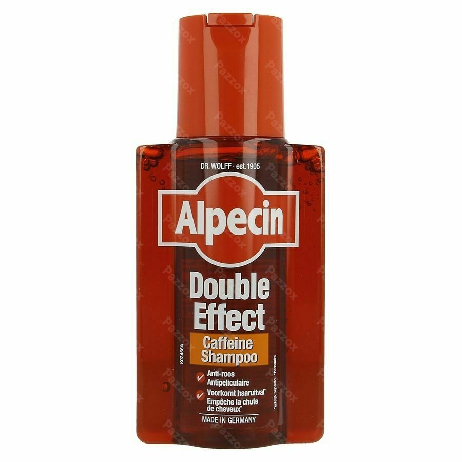 Dr. Wolff Alpecin Caffeine Shampoo Dubbele Werking Anti Roos en Haaruitval 200ml