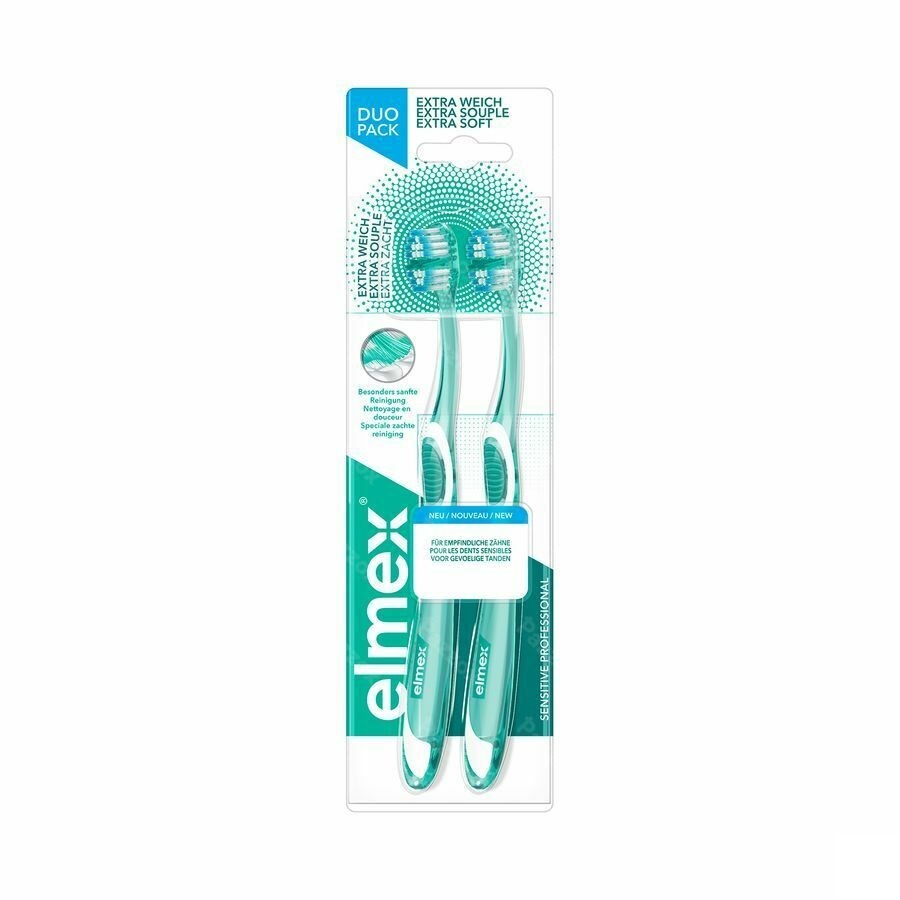 Elmex Sensitive Pro Tandenborstel Extra Zacht Duo