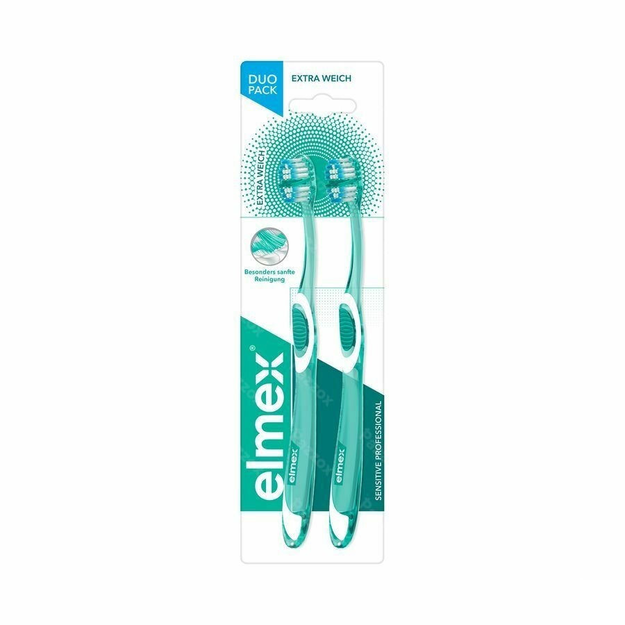 Elmex Sensitive Pro Tandenborstel Extra Zacht Duo