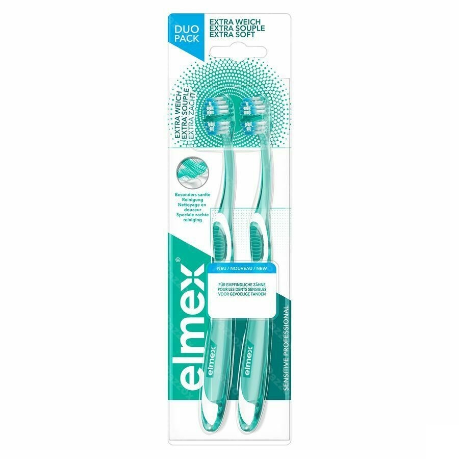 Elmex Sensitive Pro Tandenborstel Extra Zacht Duo