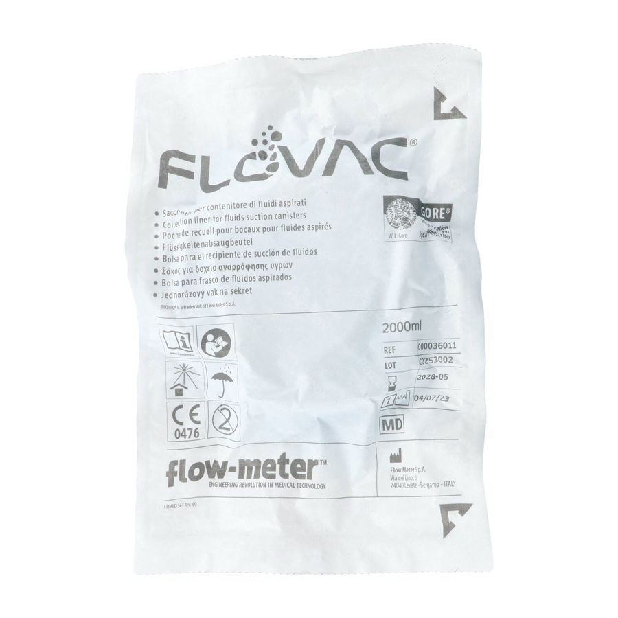 Sp20 Flovac Wegwerpzak Hydrophobic Filter 2l