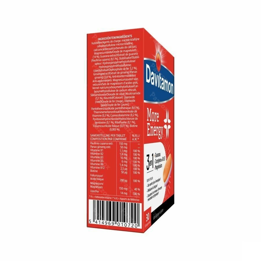 Davitamon More Energy 3-in-1 30 Tabletten