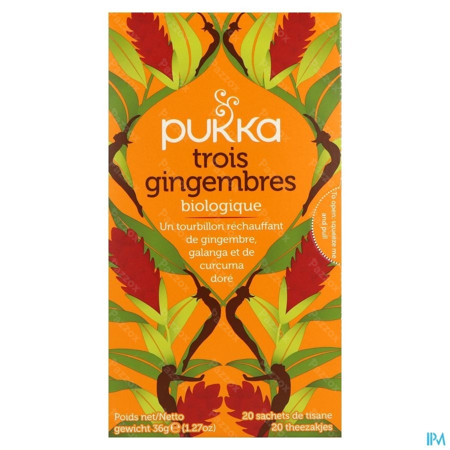 Pukka Herbs Three Ginger 20 Zakjes