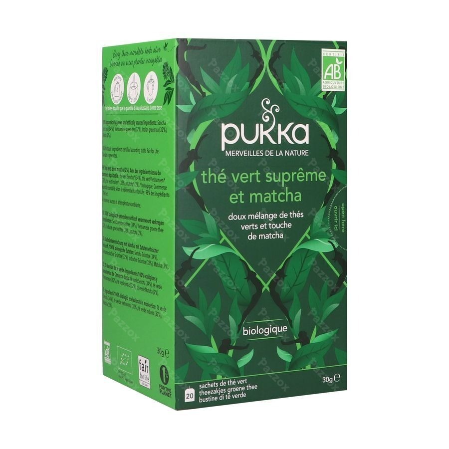 Pukka Supreme Matcha Green Thee 20 Bio Theezakjes