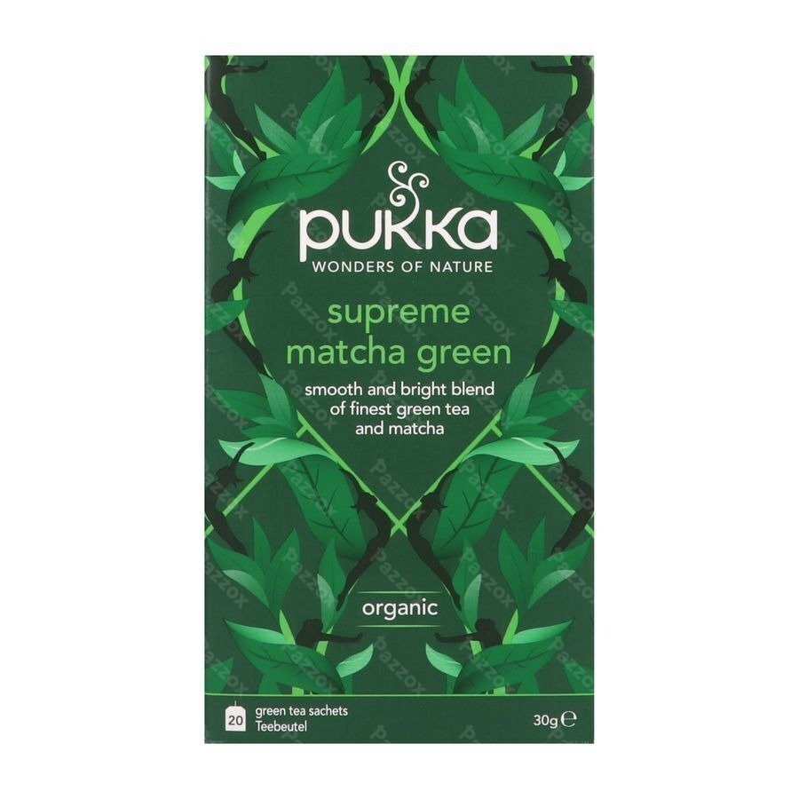 Pukka Supreme Matcha Green Thee 20 Bio Theezakjes