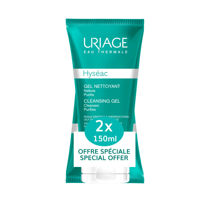 Uriage Hyseac Reinigingsgel 2x150ml Promo