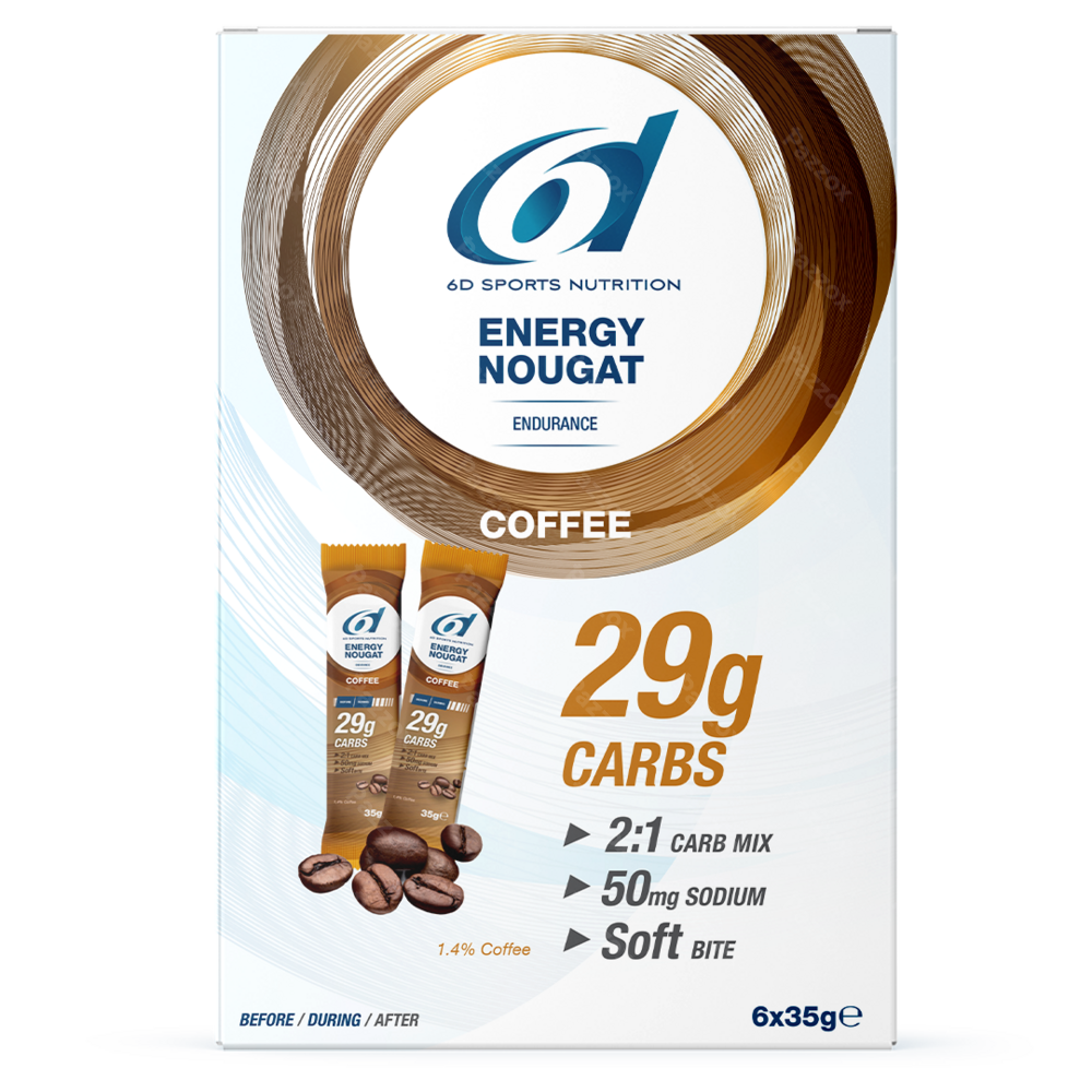 6d Energy Nougat Coffee 6x35g