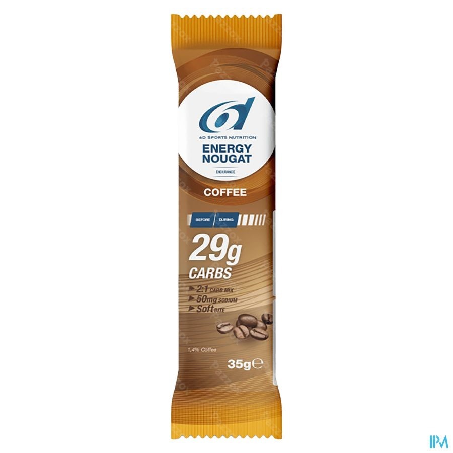 6d Energy Nougat Coffee 6x35g