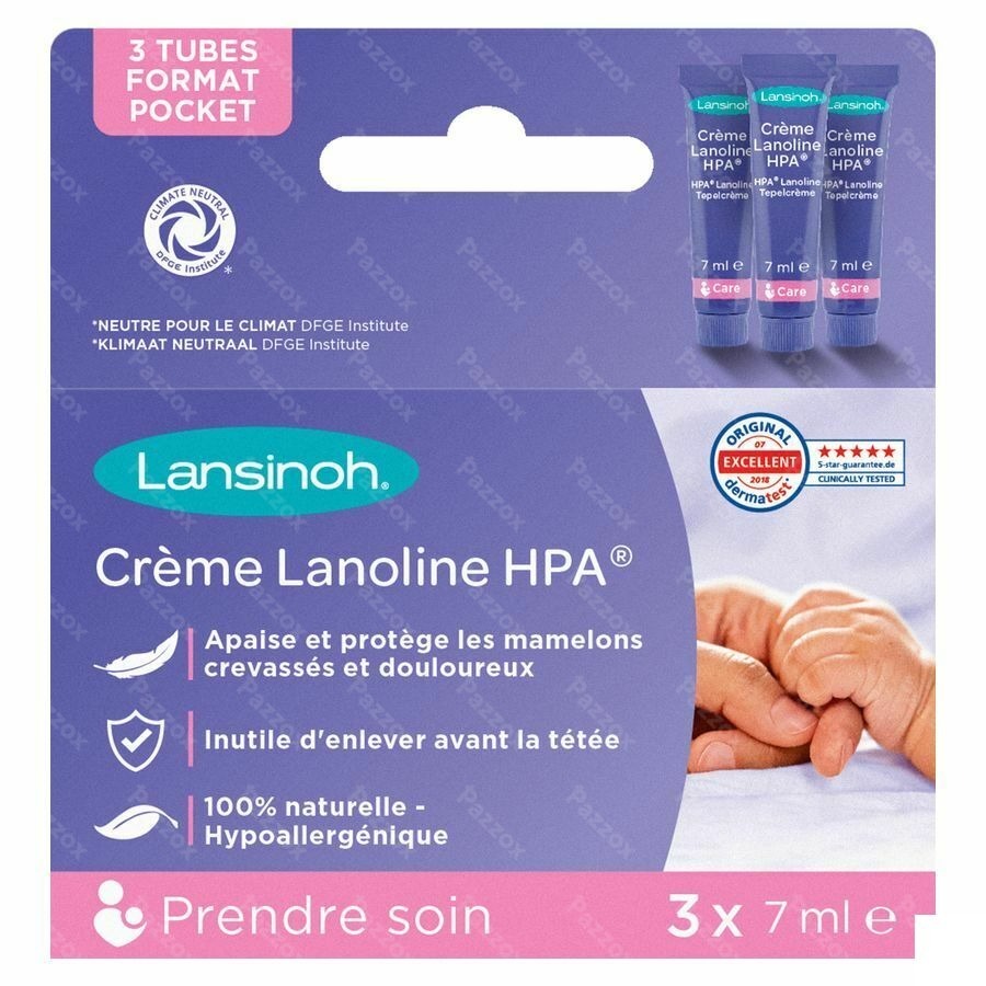 Lansinoh Lanoline Creme Zakje 3x7g