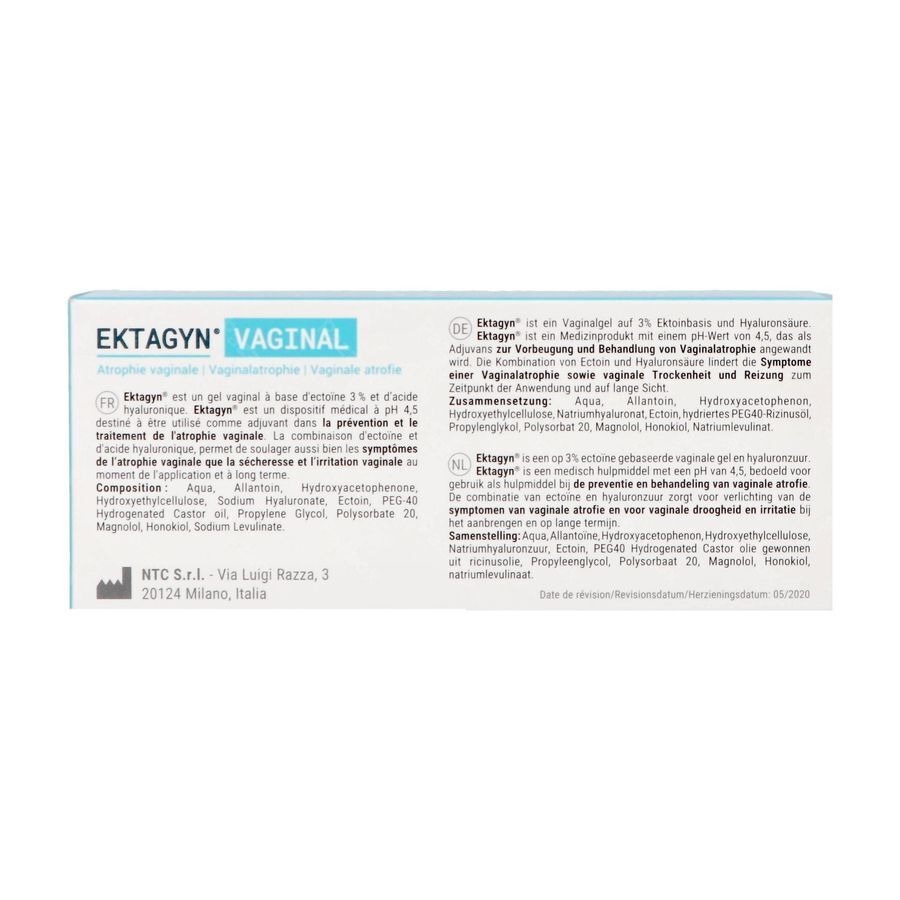Ektagyn Tube 30ml + 7 Canulen