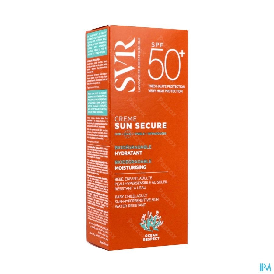 SVR Sun Secure Zonnecrème SPF50+ 50ml