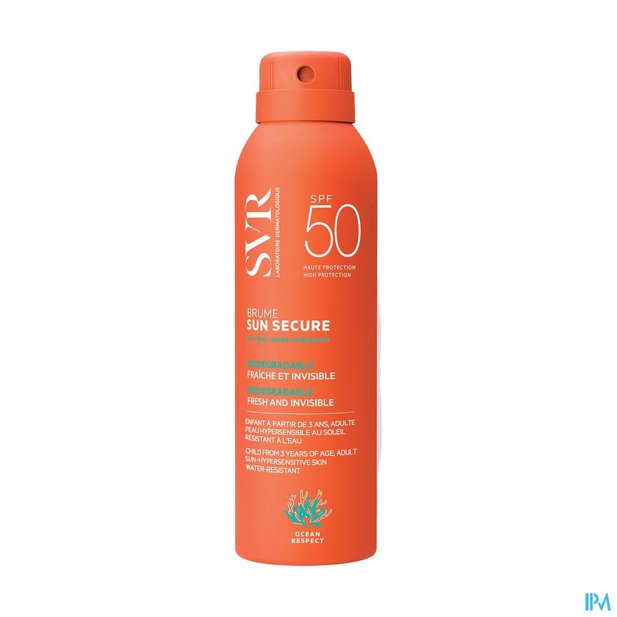 SVR Sun Secure Zonnemist SPF50+ 200ml