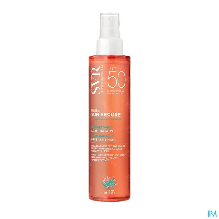SVR Sun Secure Zonneolie SPF50+ 200ml