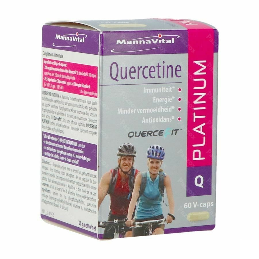 Mannavital Quercetine Platinum V-caps 60