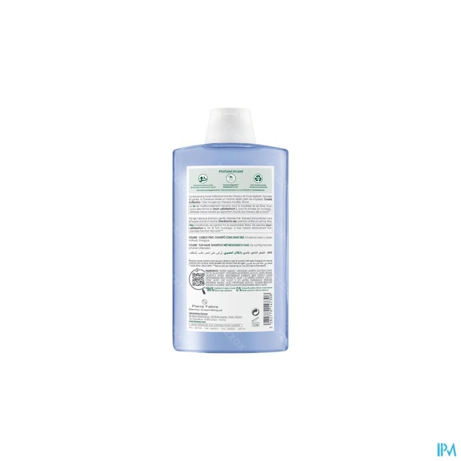Klorane Volume Shampoo 400ml