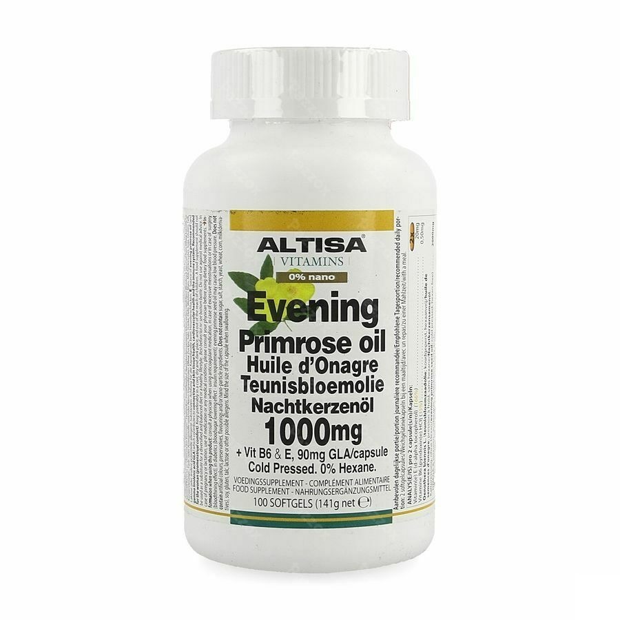 Altisa Teunisbloemolie 1000mg Caps 100