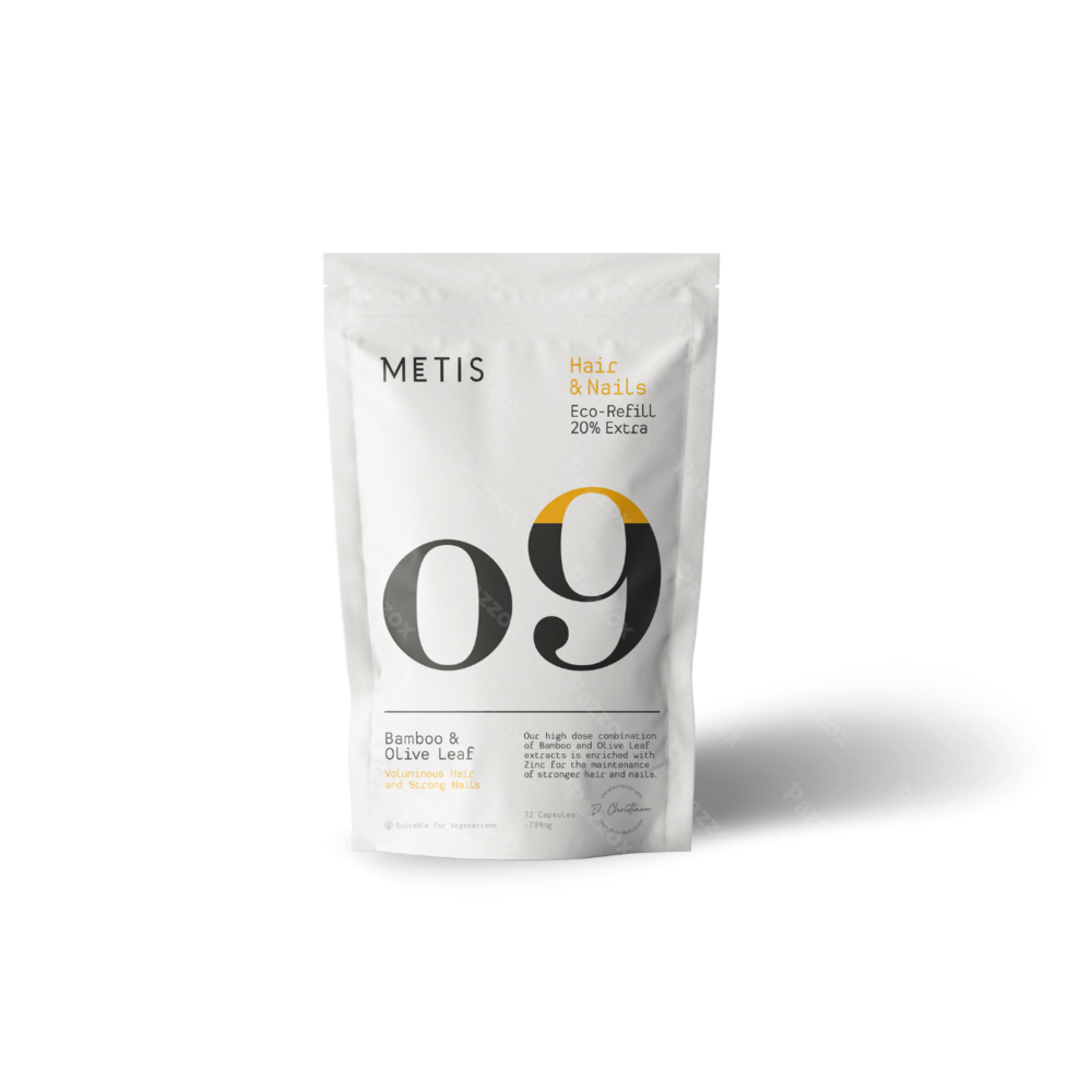 Metis Hair & Nails 09 Eco-Refill 72 Plantaardige Capsules