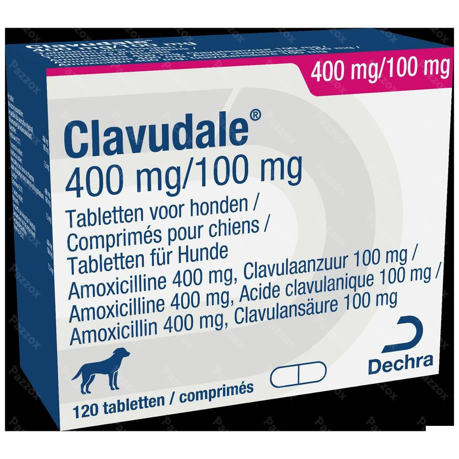Clavudale 400mg/100mg Hond Blister Tabl 120