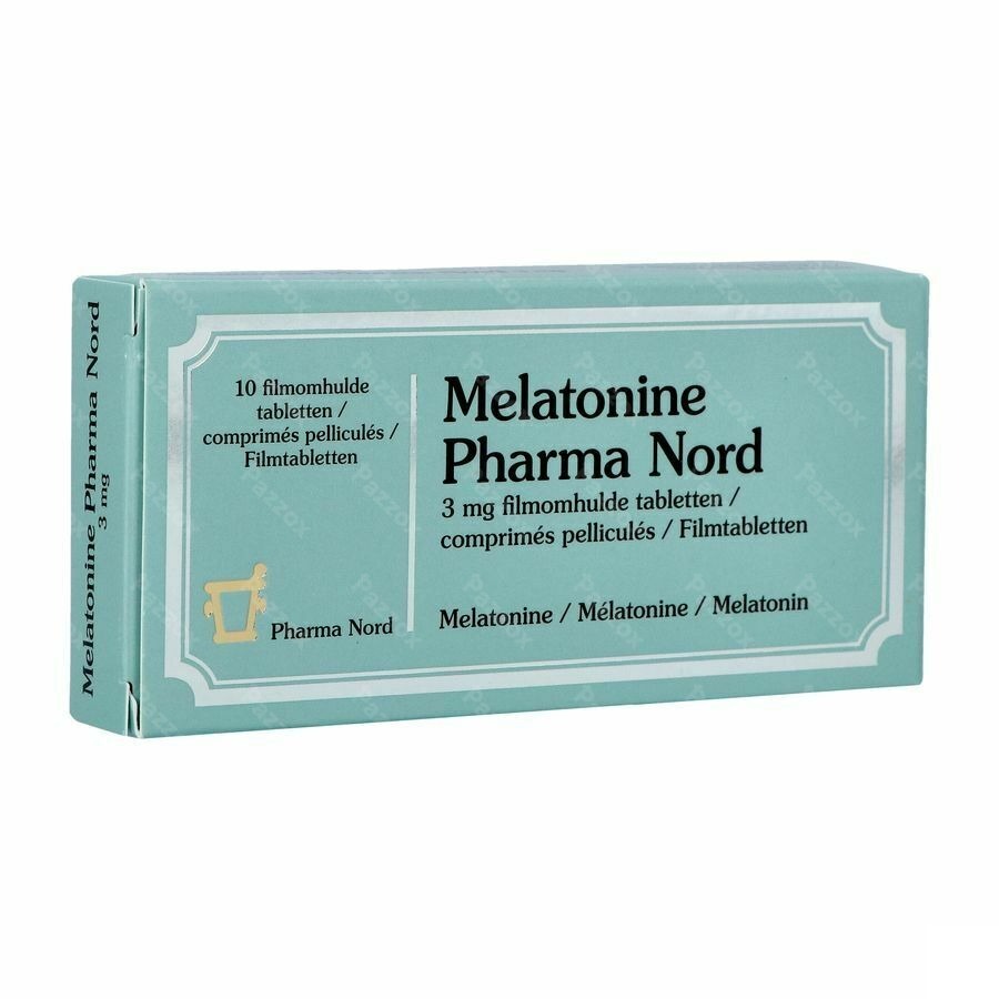 Melatonine Pharma Nord 3mg Filmomh Tabl 10