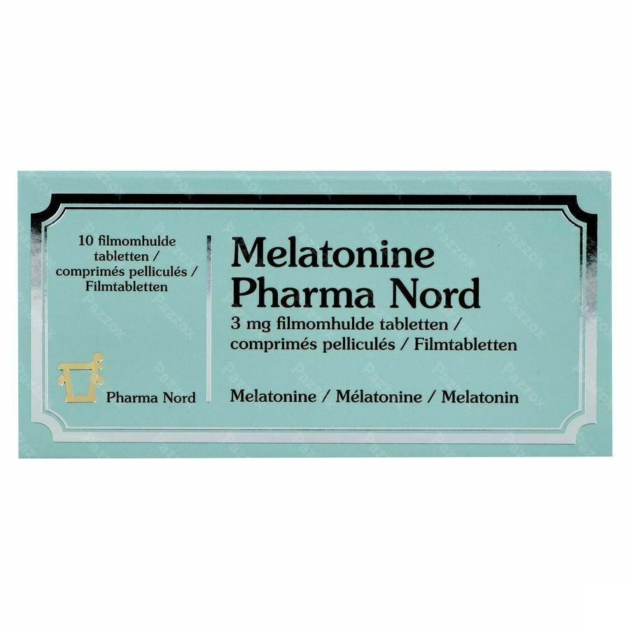 Melatonine Pharma Nord 3mg Filmomh Tabl 10