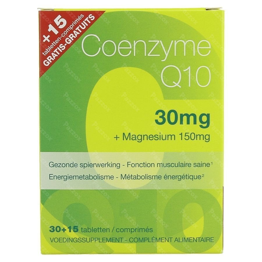 Revogan Coenzyme Q10 30mg+Magnesium 30+15 Tabletten Gratis