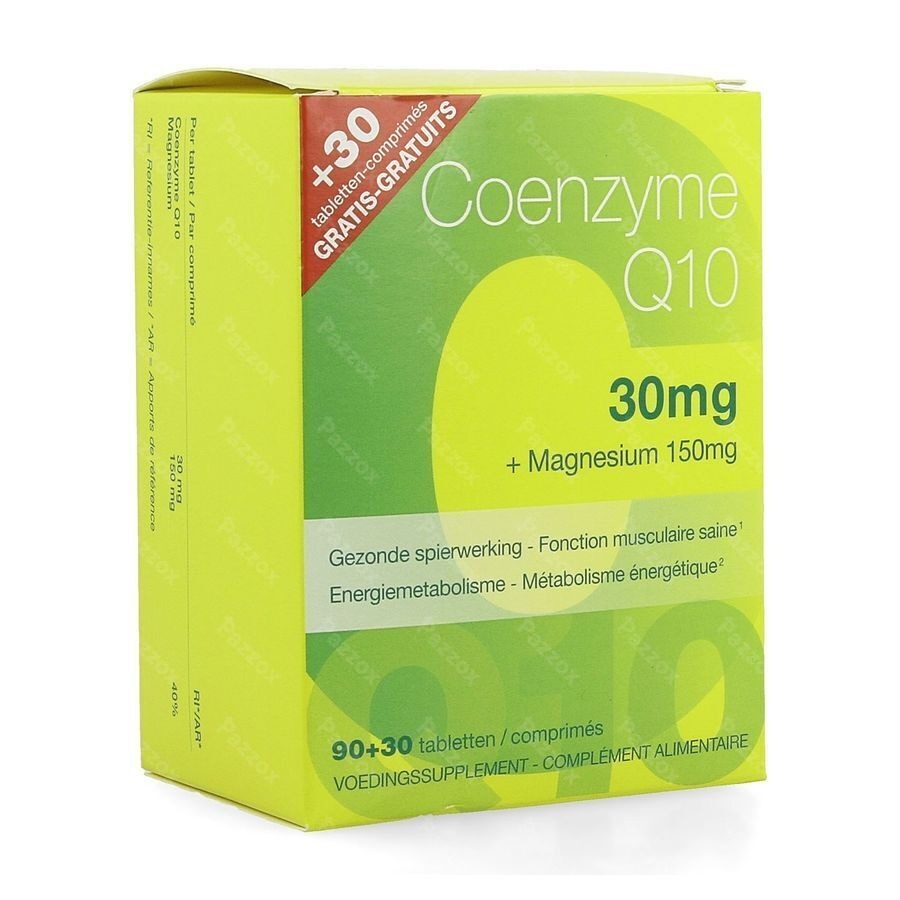 Coenzyme Q10 30mg+mg Energq 90+30 Comp Revogan