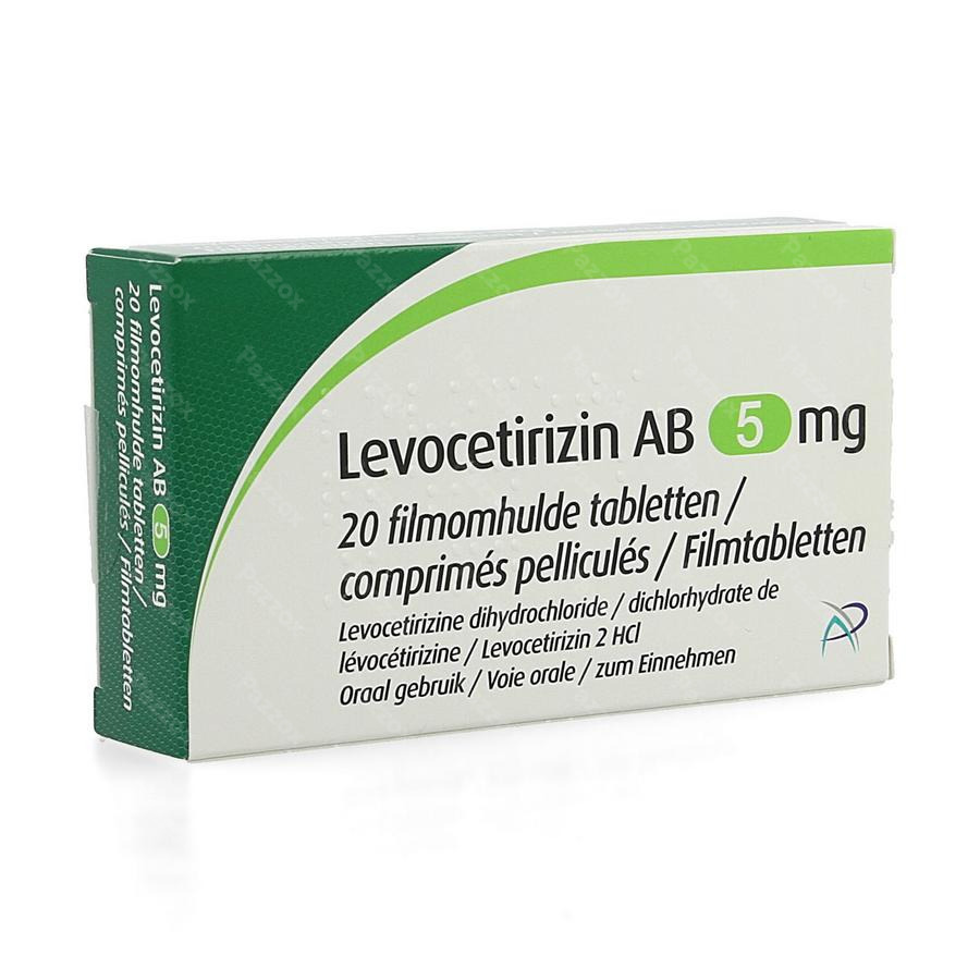 Levocetirizin Ab 5mg Filmomh Tabl 20 X 5mg