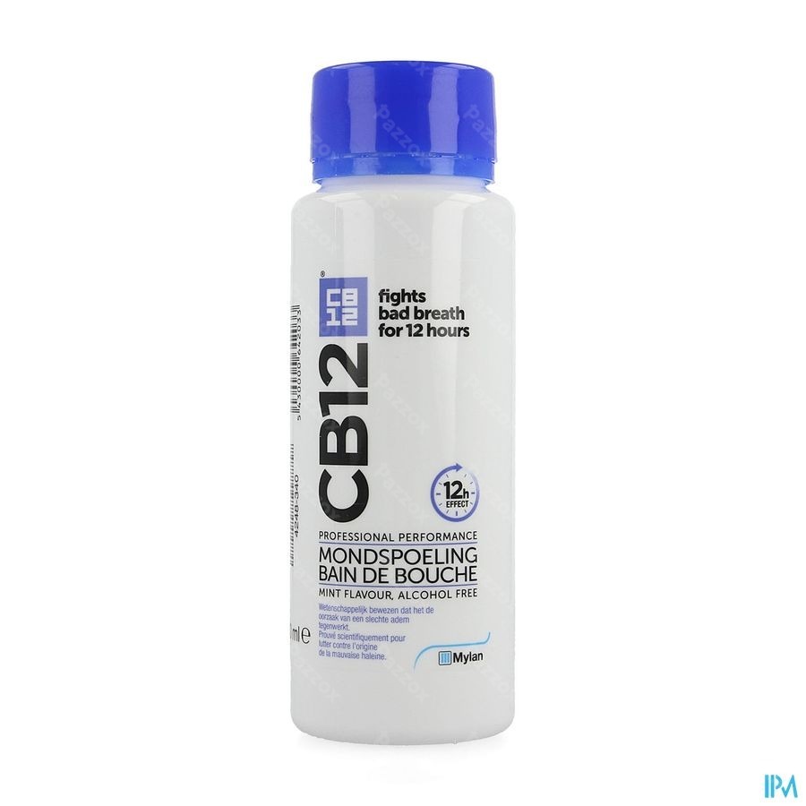 Cb12 Mondspoeling Mint Menthol Alcoholvrij 250ml