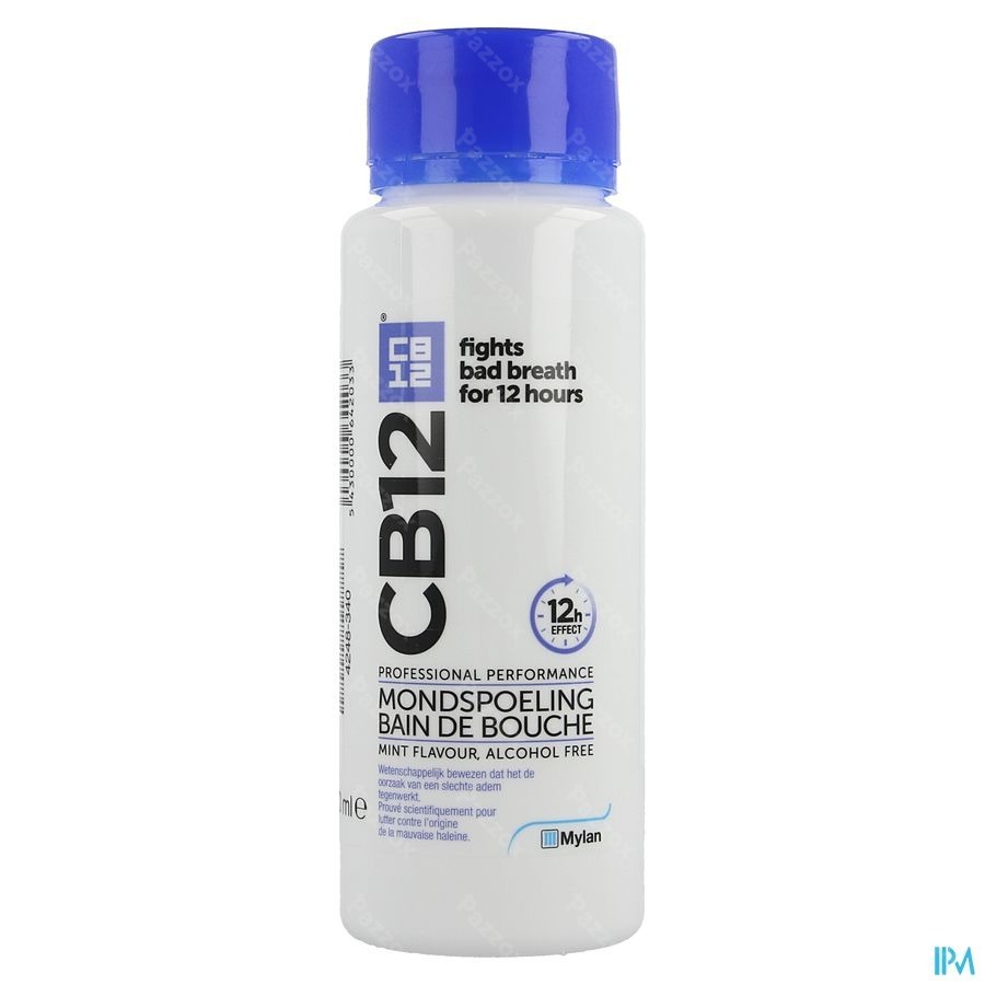 Cb12 Mondspoeling Mint Menthol Alcoholvrij 250ml