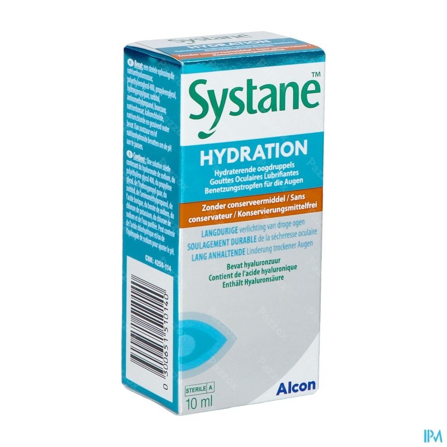 Systane Hydration Oogdruppel Zonder Bewaarmiddel 10ml