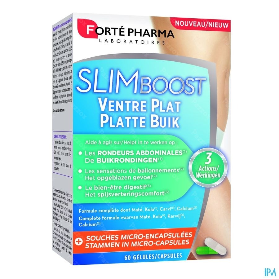Slimboost Platte Buik 60 Capsules